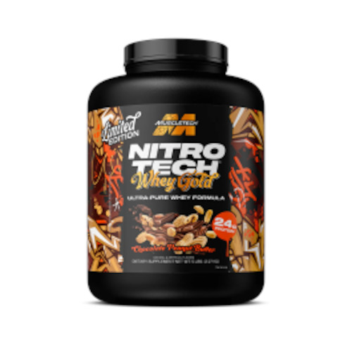 Internet only: Muscletech Nitro-Tech 100% Whey Gold 5lb