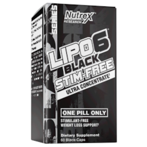 Nutrex Lipo-6 Black Ultra Concentrate Stim Free 60 Capsules