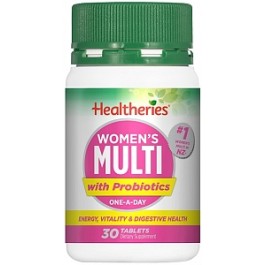 Healtheries Womens Multi + Probiotic 30 Tablets