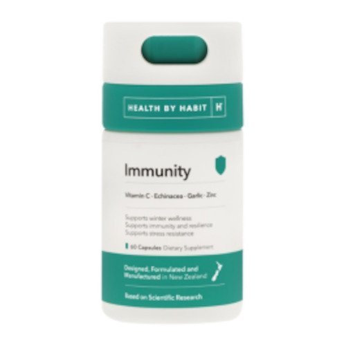 Health By Habit Immunity 60 Capsules 02/25 Dated