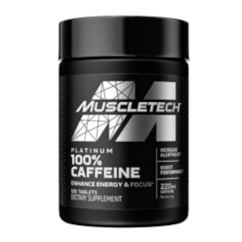 Muscletech Platinum 100% Caffeine 125 Capsules