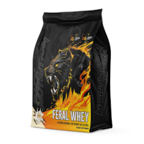 Internet only: Pack Nutrition Feral Whey Protein 5lb