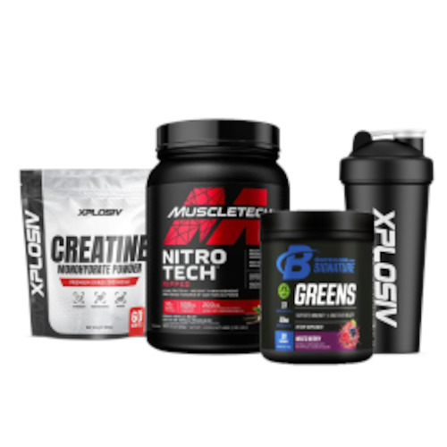 MuscleTech Nitro-Tech Ripped 1.5lb + FREE Gut, Gains & Brain Bundle