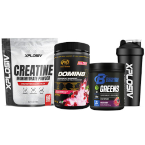 PVL Domin8 Pre-Workout + FREE Gut, Gains & Brain Bundle