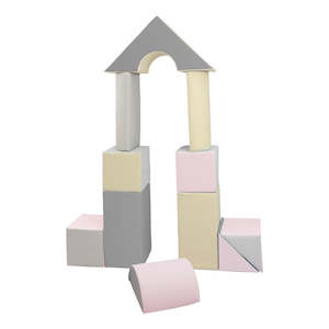 Softplay: Soft Play Block Set Pastel with Pink