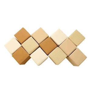 Softplay: Soft Play Cubes 15cm Natural