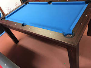 7’ Dining Pool Table with reversible Table Tennis Top