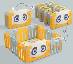 Foldaway Playpen with Playmat