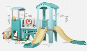 Arriving May 2023: New Pastel Playground Double Slide