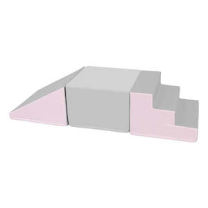 Soft Play November Restock And New Models: Soft Play Stairs Platform and Ramp pink/grey