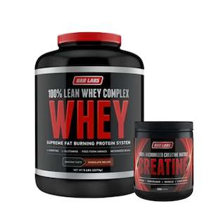 Health supplement: Narlabs Lean Whey 5lb + Narlabs Creatine 300g Stack