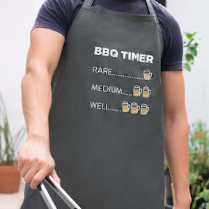 Father's Day BBQ Timer Apron