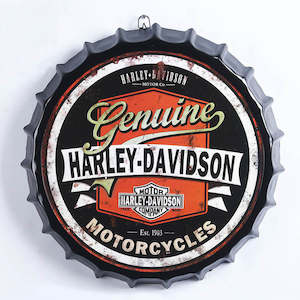 Wholesale trade: Harley Davidson Bottle Top Sign