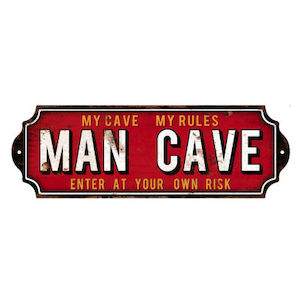 Wholesale trade: Man Cave Sign