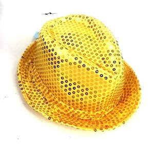 Shinning Hat Sequin Golden