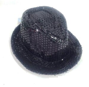 Shinning Hat Sequin Black