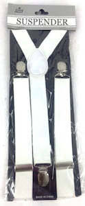 Wholesale trade: Adult Suspender White