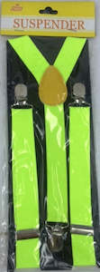 Wholesale trade: Adult Suspender Florescent Yellow