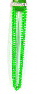 Beads Long Necklace (4pcs) 8mm*83cm Green