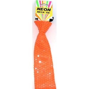 Neon Tie Orange