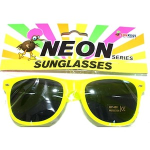 Wholesale trade: Neon Sunglasses Yellow