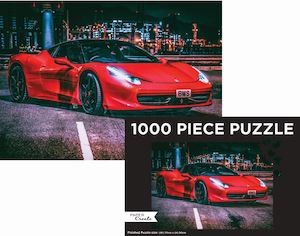 Wholesale trade: Puzzle Landscape Red Car