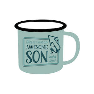 Awesome Son - Adventure Enamel Mug