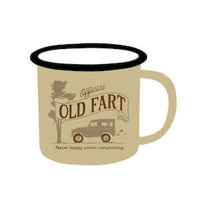 Old Fart - Adventure Enamel Mug