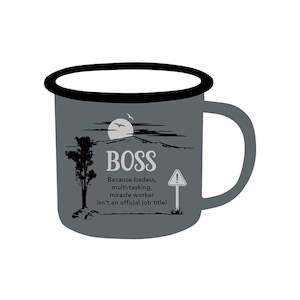 Boss - Adventure Enamel Mug