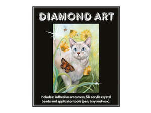 Wholesale trade: Diamond Art - WHITE CAT