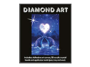 Wholesale trade: Diamond Art - DOLPHINS HEART