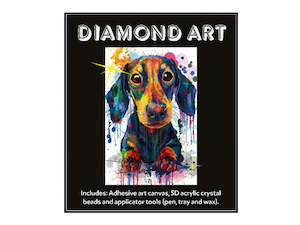 Diamond Art - COLORFUL DOG