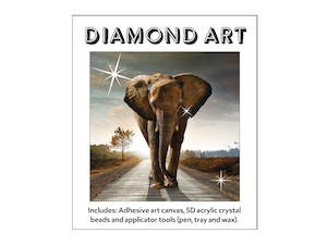 Wholesale trade: Diamond Art - ELEPHANT ON ROAD