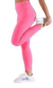 Booty Scrunch TIK TOK Leggings - NEON PINK