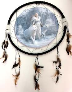 Winter Guardian Dream Catcher