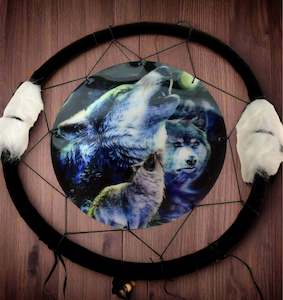 3D Wolf Dream Catcher