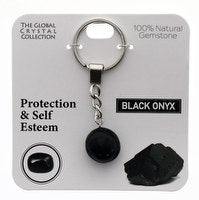 Protection and Self esteem Keyring natural gemstone