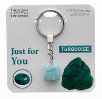 Just for you Keyring natural gemstone