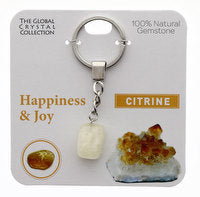 Wholesale trade: Happiness & Joy Keyring natural gemstone