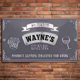 Bar sign with name- Wayne's