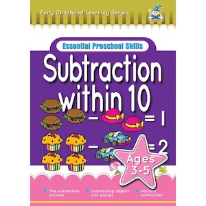 Activity Book 3-5yr Subtraction Within 10