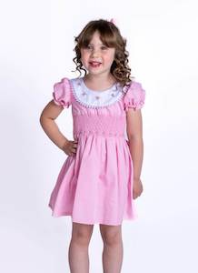 Infant clothing: Girls Dress Pinky