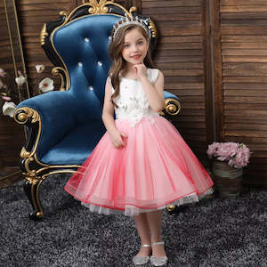 Kids party dress two colours