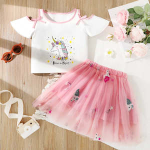 Toddler and Kid Girl Unicorn Set