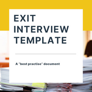 Exit Interview Template - Face to Face Yellowconsulting2023