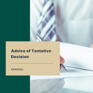 Advice of Tentative Decision Letter Template Yellowconsulting2023