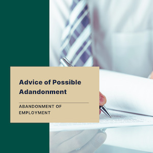 Advice of Possible Abandonment Letter Template Yellowconsulting2023