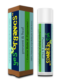 Prevent & Heal | Lemon Balm & Peppermint | Cold Sore Treatment Lip Balm