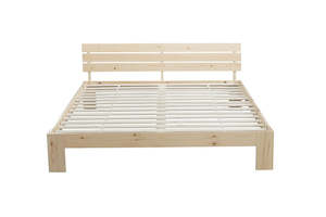 Furniture: Bell# NZ Pine Simplicity Bed Frame | Double