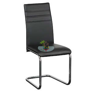 Bessie# Z-Leg Dining Chair | Black color| TR